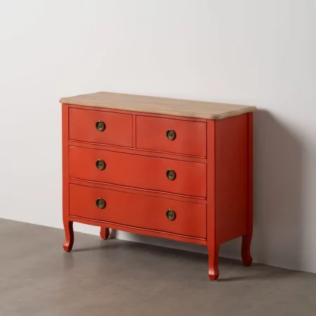 CÓMODA TERRACOTA MADERA 93 X 38 X 78 CM-2