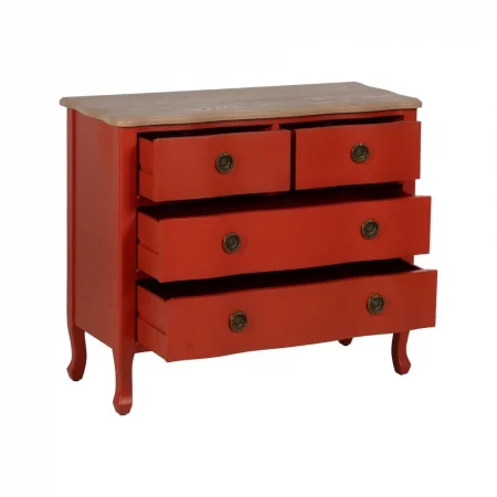CÓMODA TERRACOTA MADERA 93 X 38 X 78 CM-3