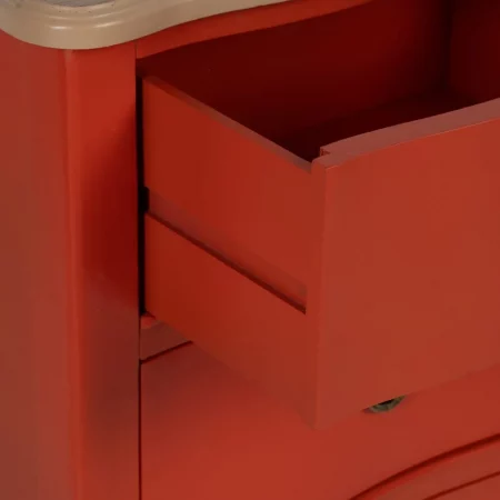 CÓMODA TERRACOTA MADERA 93 X 38 X 78 CM-5