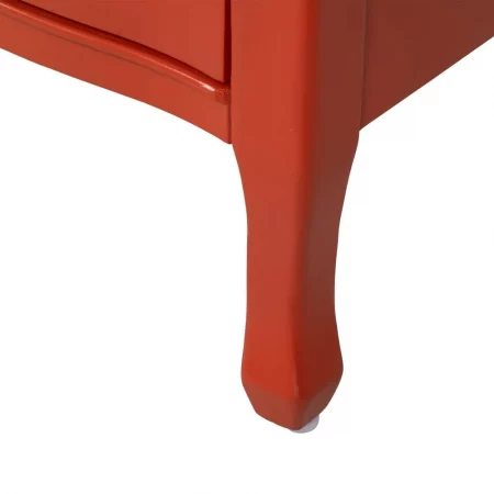 CÓMODA TERRACOTA MADERA 93 X 38 X 78 CM-9