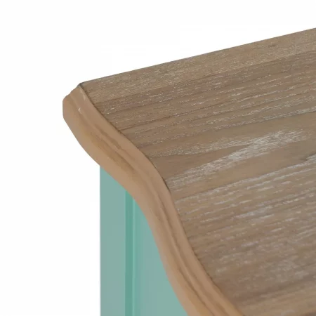CÓMODA TURQUESA MADERA 93 X 38 X 78 CM-4