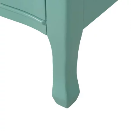 CÓMODA TURQUESA MADERA 93 X 38 X 78 CM-9