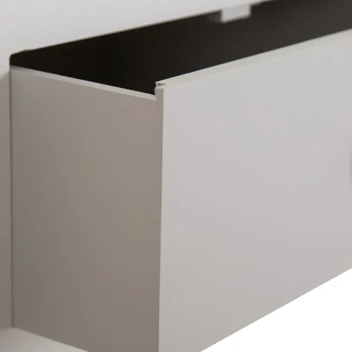 CONSOLA BLANCO-GRIS MADERA PAULONIA 107 X 40 X 78,50 CM IXIA5