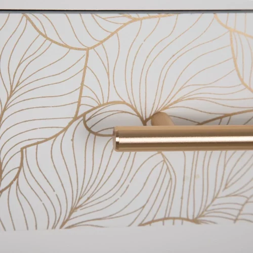 CONSOLA BLANCO-GRIS MADERA PAULONIA 107 X 40 X 78,50 CM IXIA6