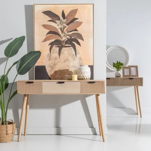 CONSOLA CAFÉ DM-MADERA 110 X 40 X 77 CM IXIA9