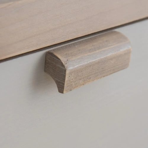 CONSOLA GEOMÉTRICO NATURAL-BLANCO 95 X 40 X 75 CM IXIA3