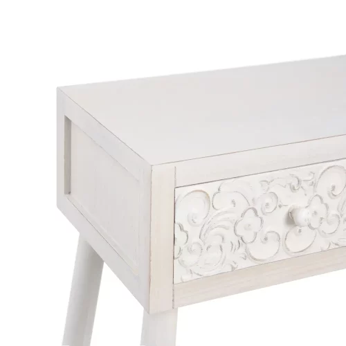 CONSOLA NATURAL-BLANCO MADERA DE ABETO 80 X 30 X 78 CM IXIA3