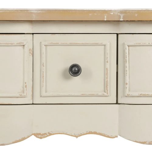CONSOLA NATURAL-CREMA MADERA DE ABETO 115 X 50 X 80 CM IXIA6