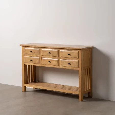 CONSOLA NATURAL MADERA MINDI ENTRADA 130 X 35 X 85 CM-1