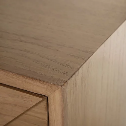 CONSOLA NATURAL-ORO MADERA PAULONIA 89 X 30 X 78,50 CM IXIA7