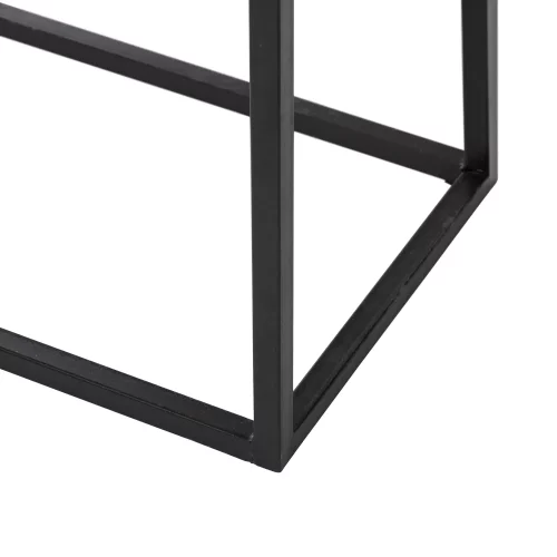 CONSOLA NEGRO CUERNO DECORACIÓN 140 X 35 X 75 CM IXIA5