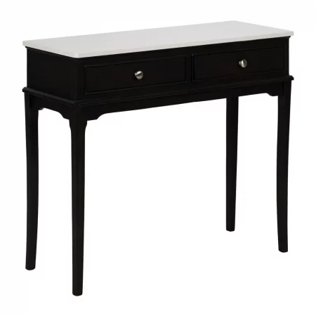 CONSOLA NEGRO MÁRMOL-DM 90 X 33 X 76 CM-2