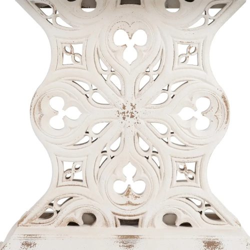 CONSOLA ROSETÓN NATURAL-BLANCO MADERA 120 X 38 X 87 CM IXIA3
