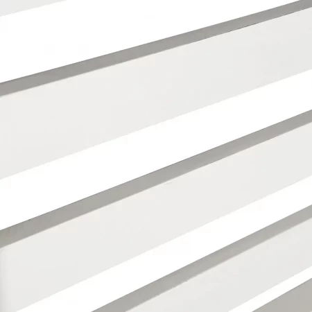 Cabecero Individual Blanco Mod. Barrotes Madera Mindi Colección Everest 100x135x3 Cm - Moycor (4)