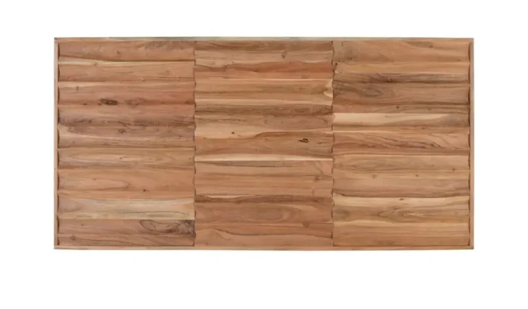 Cabecero Madera Maciza de Acacia 165x5x81 Cm - Giner y Colomer (1)