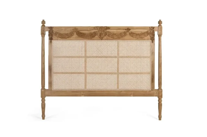 Cabecero Madera Maciza de Teka 174x6x146 Cm - Giner y Colomer (4)