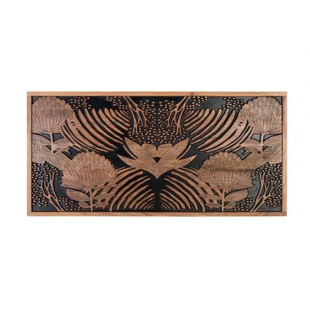 Cabecero MatrimonioPanel Tallado Madera Maciza Colección Tropicana 166x6x81 Cm - Giner y Colomer (2)
