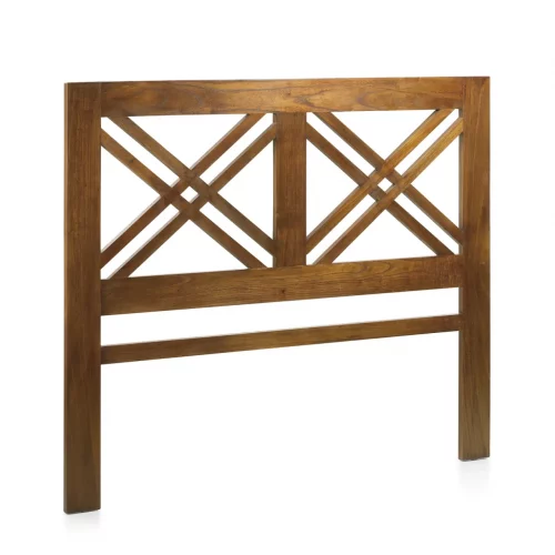 Cabezal Matrimonio Mod. Doble Cruz Madera Mindi Colección Star 165x140x3 Cm - Moycor (1)