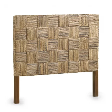 Cabezal para Cama de Matrimonio de 165 cm con Cuerda en Forma de Cuadrados 165x145 Cm - Moycor (1)
