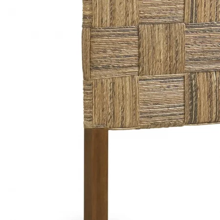 Cabezal para Cama de Matrimonio de 165 cm con Cuerda en Forma de Cuadrados 165x145 Cm - Moycor (3)