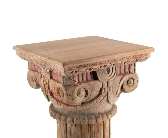 Columna Almeria Madera Mango 33x33x90 Cm - Moycor (1)