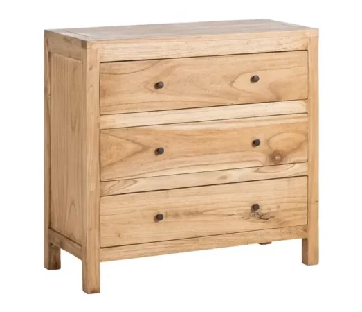 Comoda Madera Mindi Natural 90x40x85 Cm - IXIA (5)
