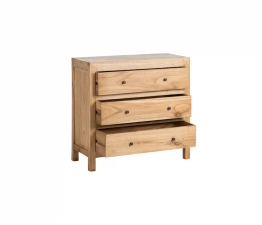 Comoda Madera Mindi Natural 90x40x85 Cm - IXIA (6)