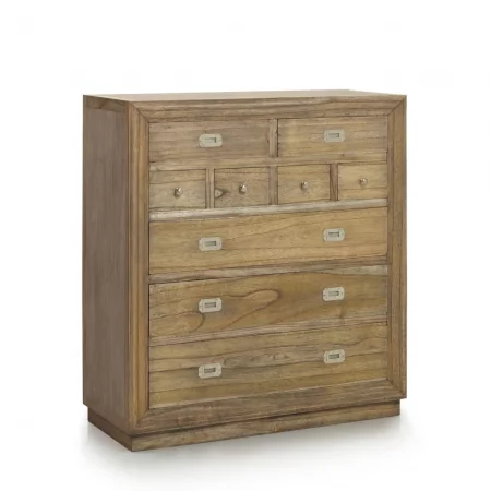 Cómoda Merapi 3+4+2 Cajones de Madera de Mindi - Moycor (1)