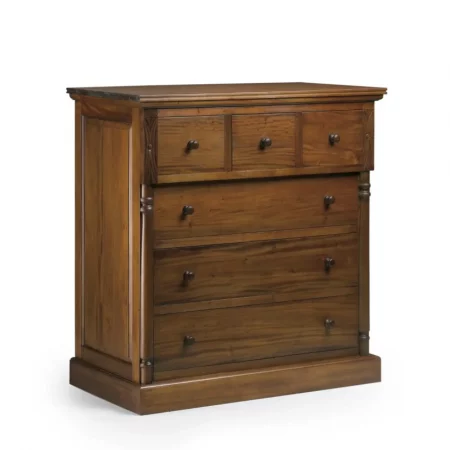 Cómoda Vintage con 6 Cajones de Madera de Caoba - Moycor (1)