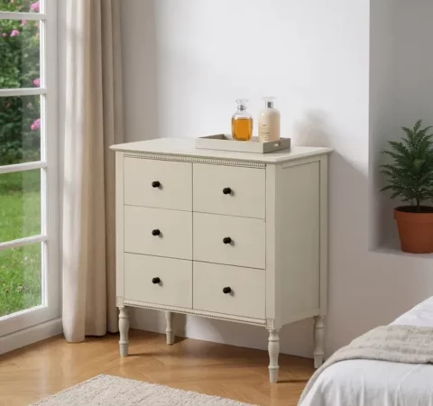 Comoda de DM Gris Claro 75x33x75 Cm - IXIA (1)