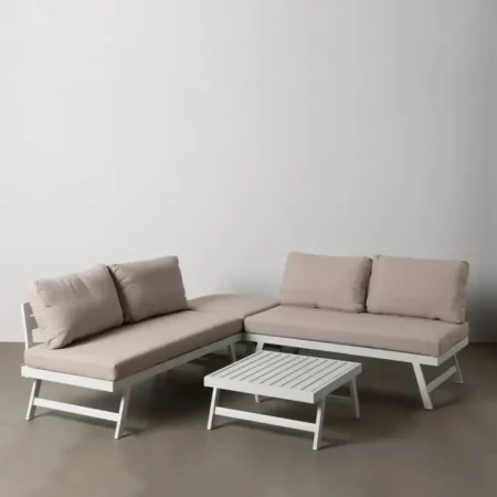 Conjunto Jardín Aluminio Beige Blanco Exterior - IXIA (3)