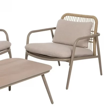 Conjunto Jardín Aluminio Beige Exterior - IXIA (1)