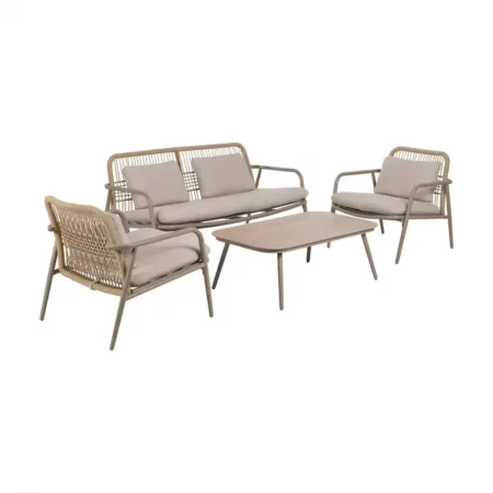 Conjunto Jardín Aluminio Beige Exterior - IXIA (2)
