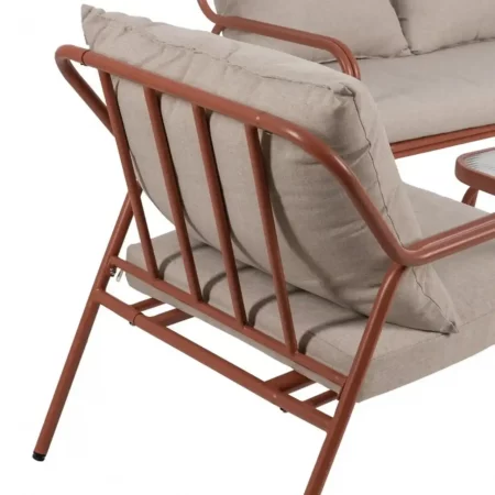Conjunto Jardín Terracota Acero Exterior - IXIA (4)