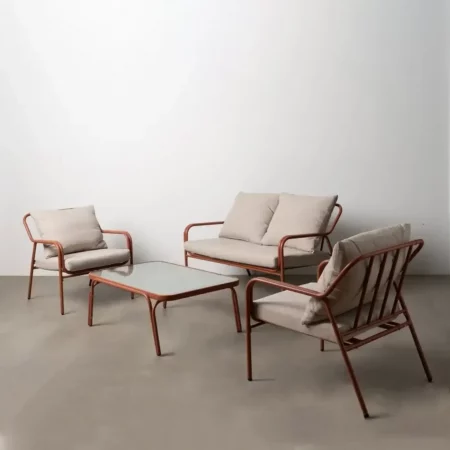 Conjunto Jardín Terracota Acero Exterior - IXIA (6)