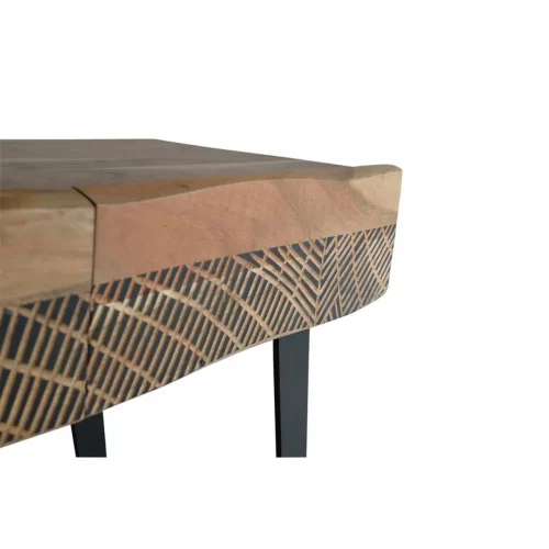 Consola 2 Cajones Madera Acacia Patas Metal Colección Yakarta 110x40x77 Cm - Giner y Colomer (4)