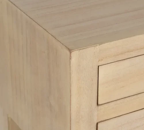 Consola 6 Cajones Natural Madera DM 85x26x85 Cm - IXIA (4)
