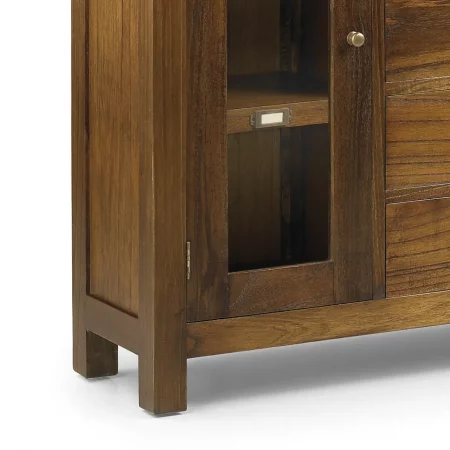Consola 7 Cajones + 2 puertas Madera Mindi Colección Star 115x27x89 Cm - Moycor (3)