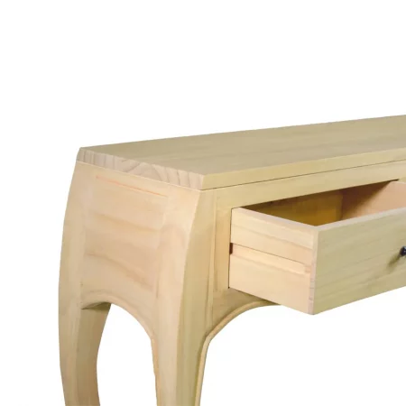 Consola Ainsa con 2 Cajones Madera de Mindi 105x30x80 Cm - Moycor (5)