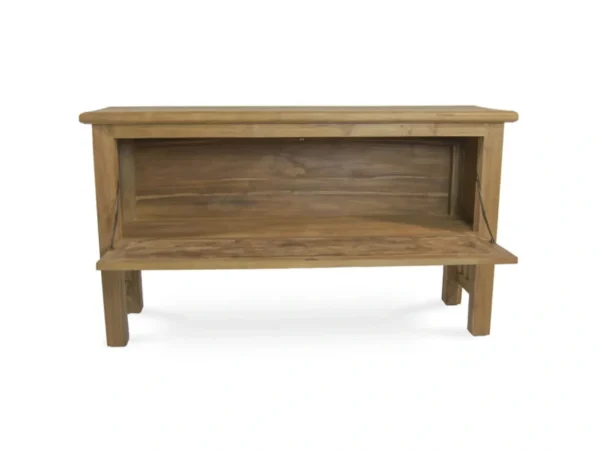 Consola Fez Madera Teca Reciclada Puerta F 150x45x84 Cm - Moycor (5)