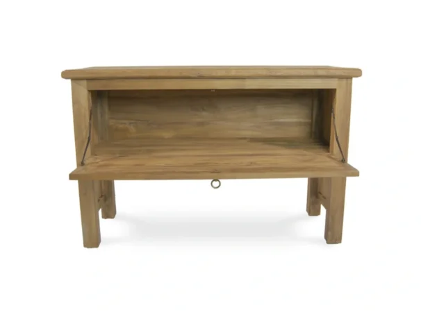 Consola Fez Madera Teca Reciclada Puerta I 130x45x84 Cm - Moycor (5)