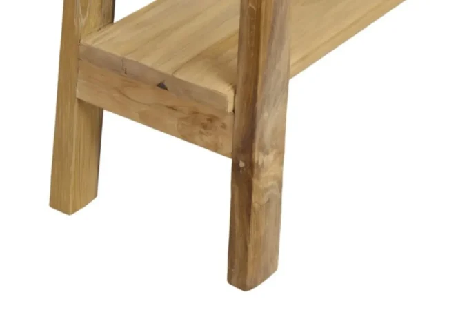 Consola Ibiza Madera Teca Reciclada 90x30x78 Cm - Moycor (4)