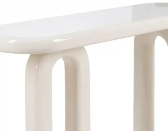 Consola Madera DM Crema 120x35x80 Cm - IXIA (2)