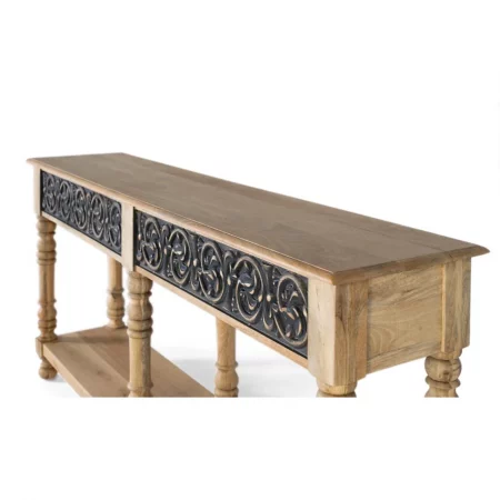 Consola Madera Mango 180x40x80 Cm - Giner y Colomer (1)