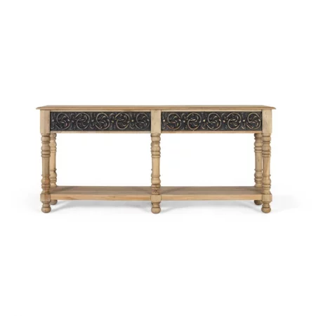 Consola Madera Mango 180x40x80 Cm - Giner y Colomer (4)