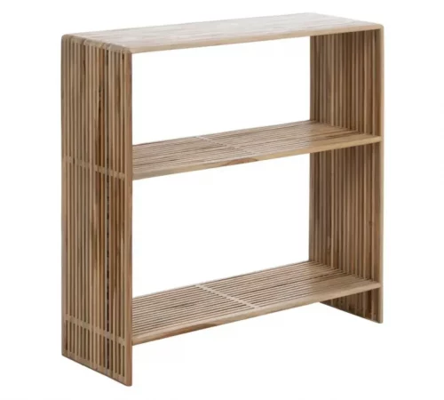 Consola Madera de Teca Natural 85x30x85 Cm - IXIA (1)