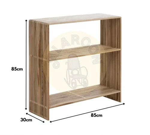 Consola Madera de Teca Natural 85x30x85 Cm - IXIA (4)