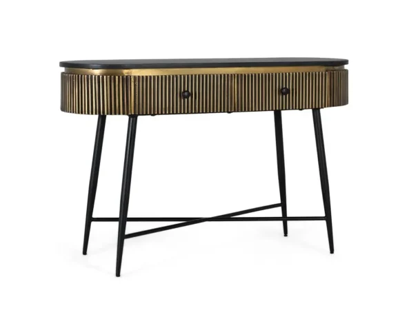 Consola Madera y Marmol 120x40x77 Cm - Giner y Colomer (6)