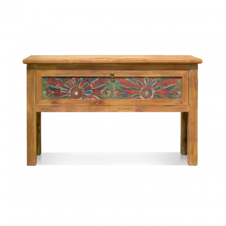 Consola Merida De Madera de Teca Talla 1 Puerta A - Moycor (1)