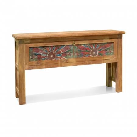 Consola Merida De Madera de Teca Talla 1 Puerta A - Moycor (2)